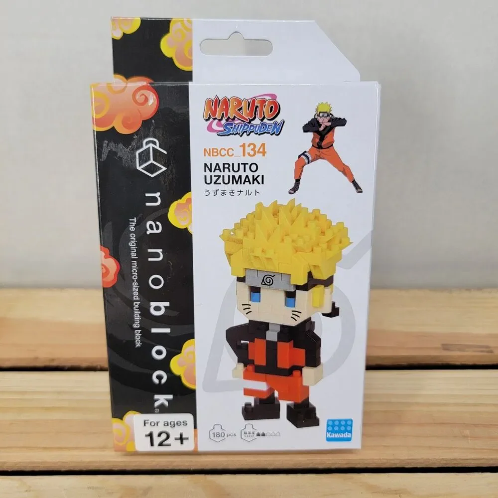 NanoBlock Naruto Shippuden Naruto Uzumaki 180 Pcs Level 2 - SEALED